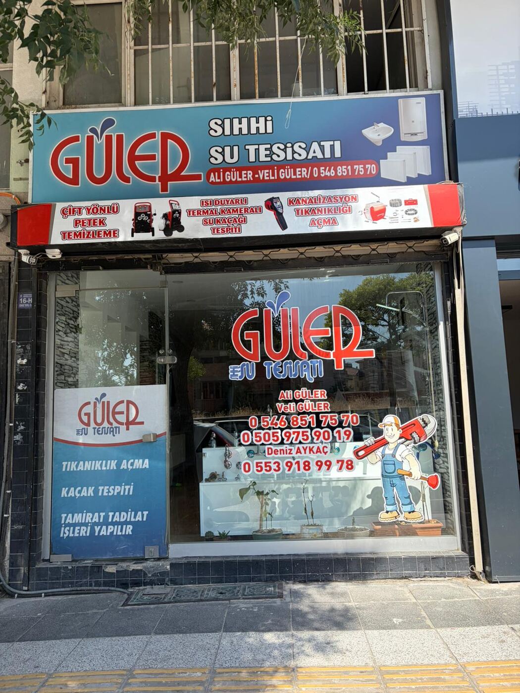 Güler Sıhhi Su Tesisatı mağaza vitrini